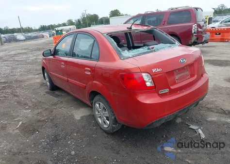 2010 Kia Rio Lx z USA, uszkodzony, nr VIN KNADH4A35A6665417